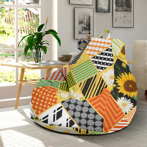 Sunflower Pattern Bean Bag Cover