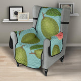 Guava Pattern Green Background Chair Cover Protector