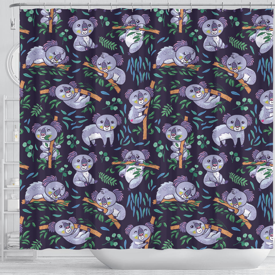 Koala Pattern Shower Curtain Fulfilled In US