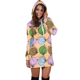 Onion Pattern Women Hoodie Dress