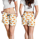 Goldfish Pattern Print Design 03 Women Shorts
