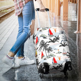Sailboat Pattern Background Luggage Covers