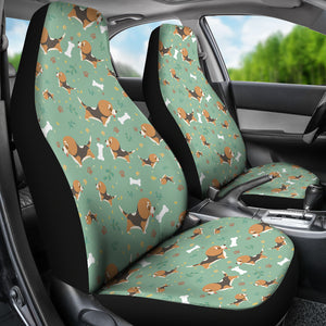 Beagle Bone Pattern Universal Fit Car Seat Covers