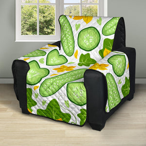 Cucumber Pattern Recliner Cover Protector