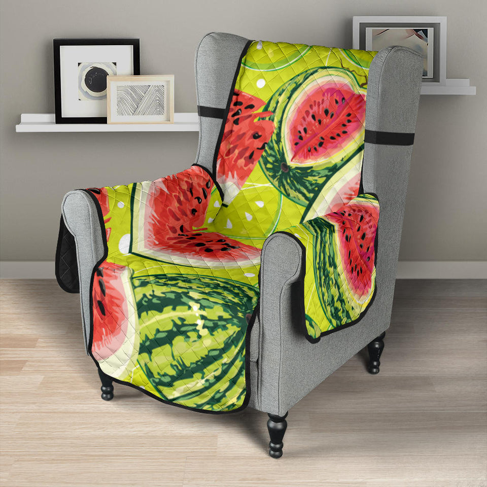 Watermelon Theme Pattern Chair Cover Protector