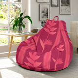 Heliconia Pink Pattern Bean Bag Cover