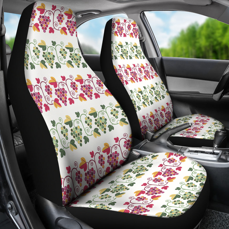 Grape Grahpic Decorative Pattern Universal Fit Car Seat Covers