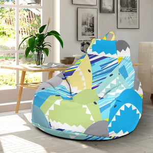 Shark Head Pattern Bean Bag Cover