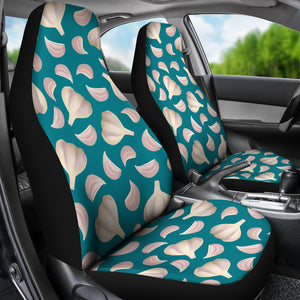 Garlic Pattern Background Universal Fit Car Seat Covers