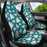 Garlic Pattern Background Universal Fit Car Seat Covers