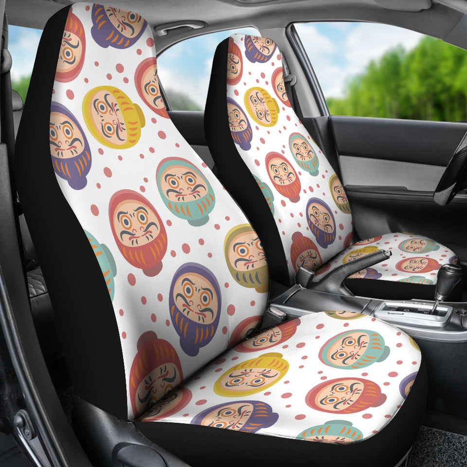 Daruma Dot Pattern Universal Fit Car Seat Covers