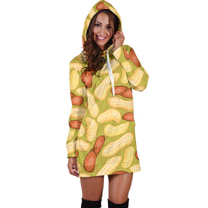 Peanut Pattern Theme Women Hoodie Dress