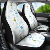 Helicopter Pattern Universal Fit Car Seat Covers