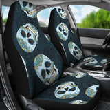 Suger Skull Pattern Universal Fit Car Seat Covers