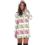 Grape Grahpic Decorative Pattern Women Hoodie Dress