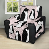 Penguin Pattern Background Recliner Cover Protector