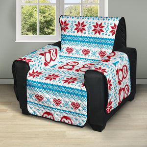 Penguin Sweater Printed Pattern Recliner Cover Protector