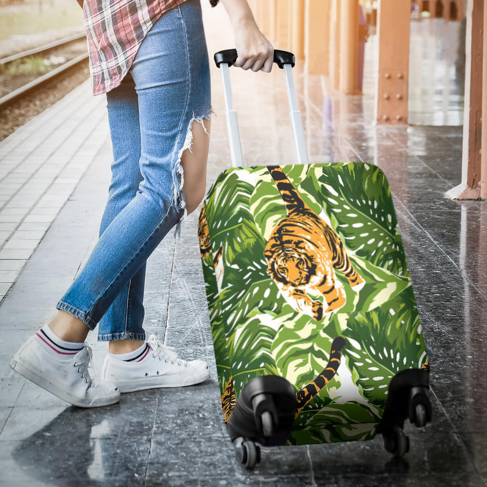 Bengal Tiger Pattern leaves Luggage Covers