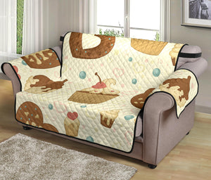 Cake Pattern Loveseat Couch Cover Protector