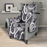 Snake Gray Pattern Chair Cover Protector