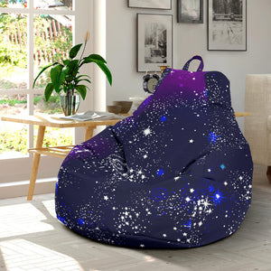 Space Galaxy Pattern Bean Bag Cover