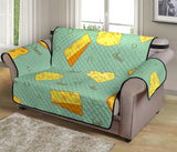 Cheese Pattern Background Loveseat Couch Cover Protector