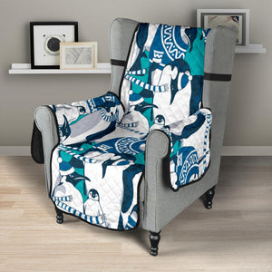 Penguin Pattern Chair Cover Protector