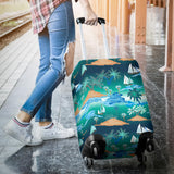 Sailboat Water Color Pattern Luggage Covers