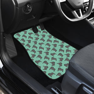 Piano Pattern Print Design 04 Front Car Mats