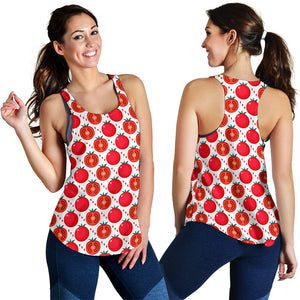 Tomato Pattern Women Racerback Tank Top