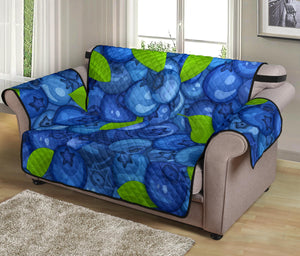 Blueberry Pattern Background Loveseat Couch Cover Protector