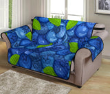 Blueberry Pattern Background Loveseat Couch Cover Protector