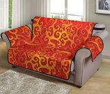 Flame Fire Pattern Loveseat Couch Cover Protector