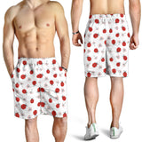 Ladybug Pattern Print Design 04 Men Shorts