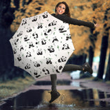 Panda Pattern Background Umbrella