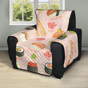 Sushi Pattern Background Recliner Cover Protector