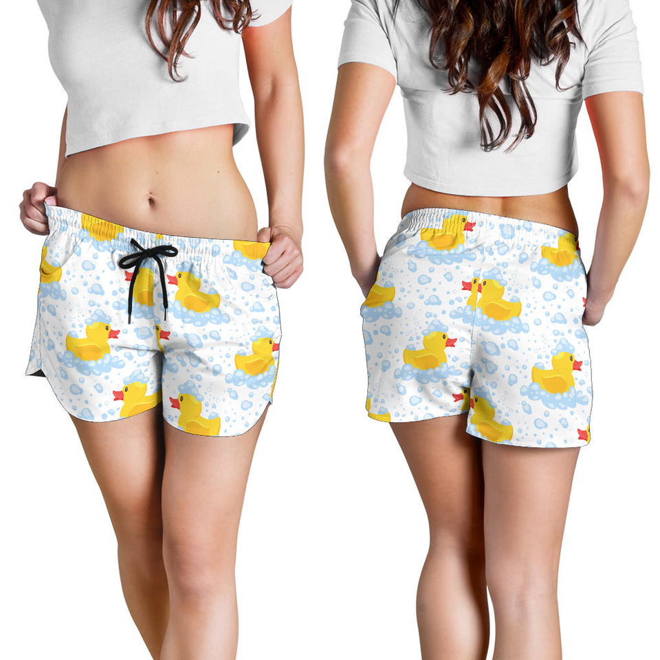 Duck Toy Pattern Print Design 03 Women Shorts