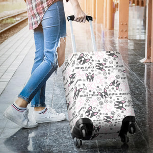 Boston Terrier Pattern Luggage Covers