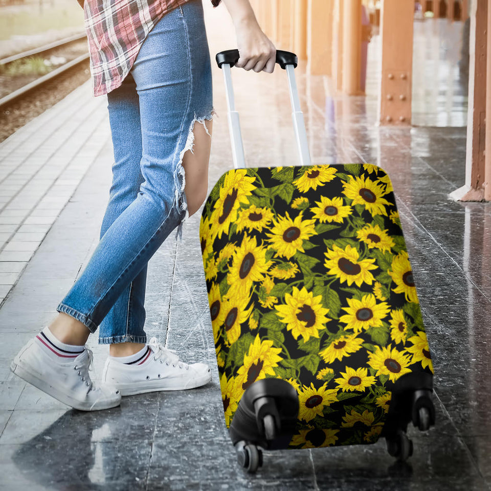 Sunflower Theme Pattern  Luggage Covers