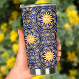 Sun Pattern Tumbler