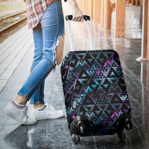 Space Galaxy Tribal Pattern Luggage Covers