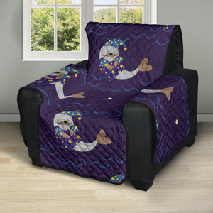 Sleeping Sea Lion Pattern Recliner Cover Protector