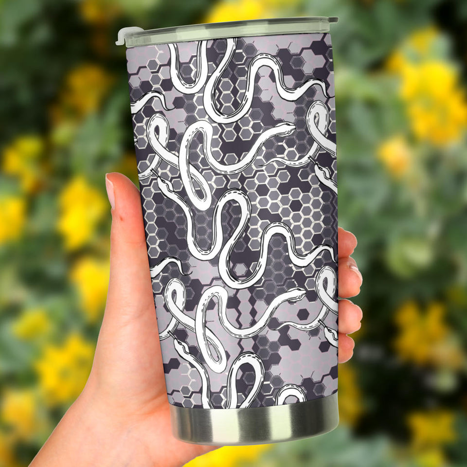 Snake Gray Pattern Tumbler