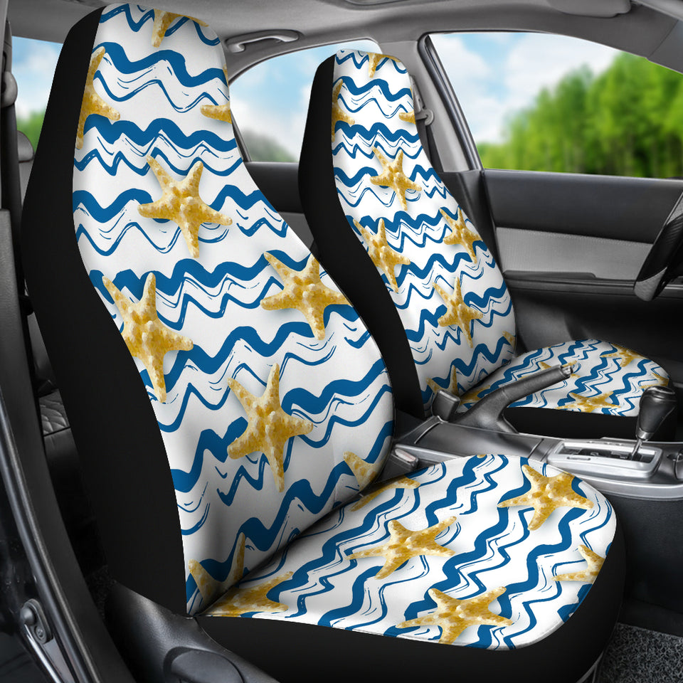 Starfish Pattern Universal Fit Car Seat Covers
