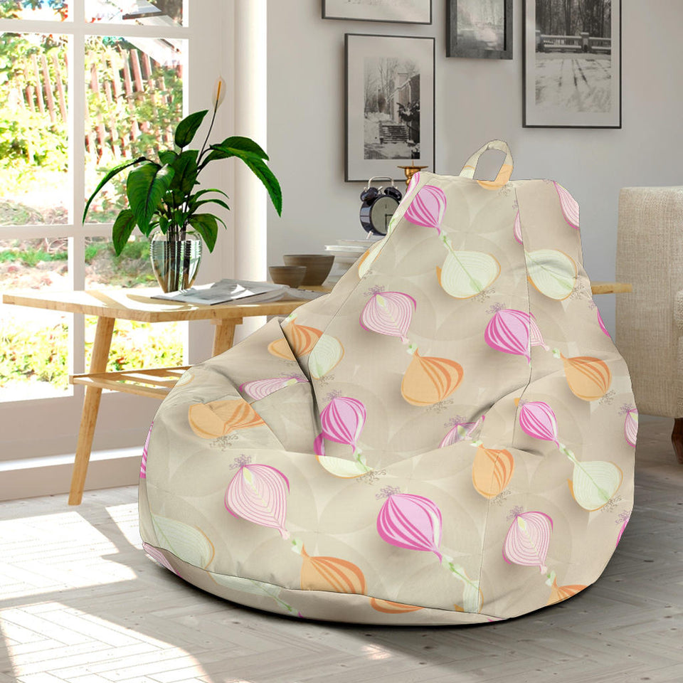 Onion Pattern Theme Bean Bag Cover