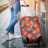 Tomato Pattern Background Luggage Covers