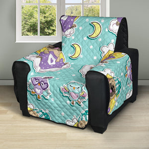 Pug Sweet Dream Pattern Recliner Cover Protector