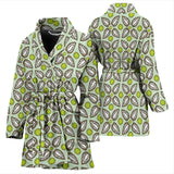 Cocoa Pattern background Women Bathrobe