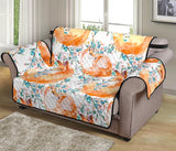 Fox Water Color Pattern Loveseat Couch Cover Protector