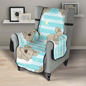 Sleep Koala Pattern Chair Cover Protector